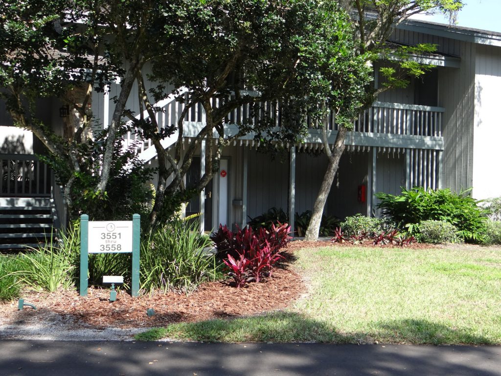Well Shaded entrance